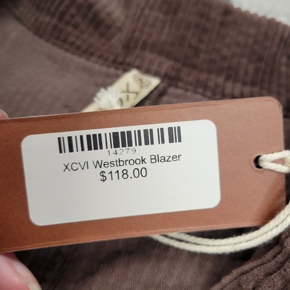 NEW XCVI Westbrook Corduroy Blazer Jacket Size XL - Picture 7 of 10